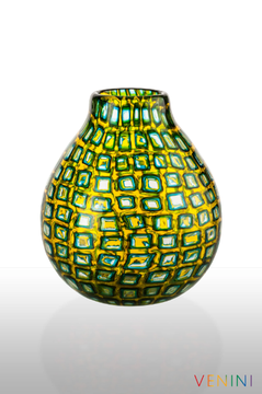 MURRINE ROMANE - Handmade blown glass vase by VENINI - view 3