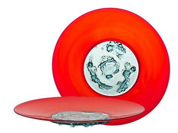 PIATTO DI TAPIO - Blown glass centerpiece by VENINI - view 3