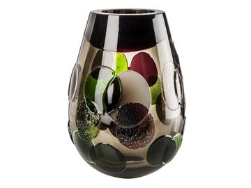 PYROS - Handmade blown glass vase by VENINI - view 3
