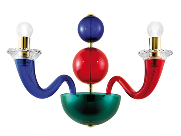 GIO PONTI 99.80 - Blown glass wall lamp by VENINI - view 2
