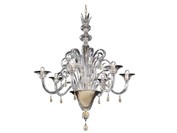 VITTORIALE - Blown glass chandelier by VENINI - view 2
