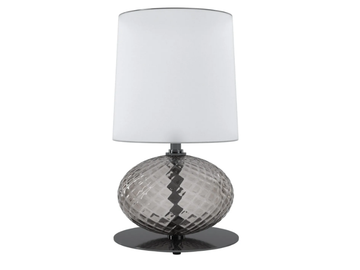 ABAT-JOUR - Blown glass table lamp with fabric lampshade by VENINI - view 2