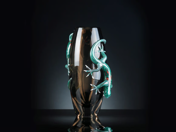 BIG 2 GECKOS - Glass vase by VGnewtrend - view 2