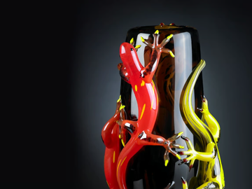 BIG 4 GECKOS - Glass vase by VGnewtrend - view 3