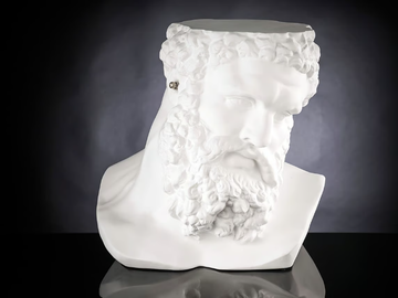 BUSTO ERCOLE - NON SENTO - Ceramic coffee table / sculpture by VGnewtrend - view 2