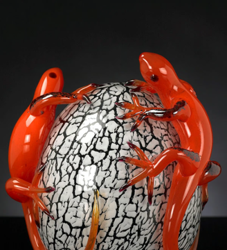 CRYSTAL EGG CON GECHI - Glass decorative object by VGnewtrend - view 3