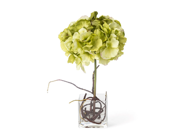 ETERNITY HYDRANGEA CUBE - Floral composition with glass vase by VGnewtrend - view 3