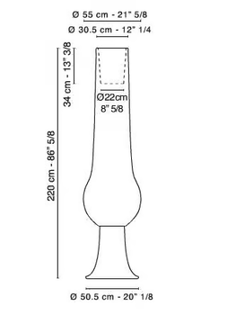 KLOE - Polyethylene floor lamp by VGnewtrend - view 3