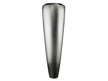OBICE FOGLIA ARGENTO - Polyethylene vase by VGnewtrend - view 2