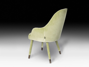 PAULETTE - Upholstered velvet chair with armrests by VGnewtrend - view 3
