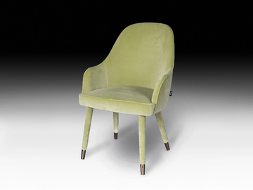 PAULETTE - Upholstered velvet chair with armrests by VGnewtrend - view 2
