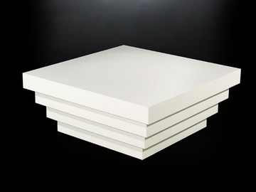 SILHOUETTE CADEAU - Low square coffee table by VGnewtrend - view 2