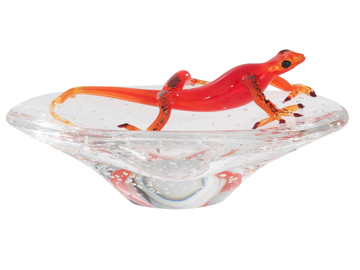 TRAY WITH GEKO - Glass centerpiece by VGnewtrend - view 3