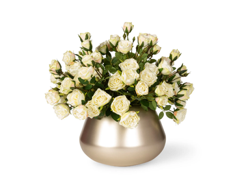 BEAN ROSES - Floral composition with glass vase by VGnewtrend - view 2