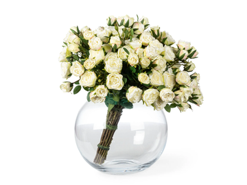 ETERNITY SFERA ROSES - Floral composition with glass vase by VGnewtrend - view 2