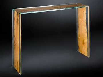 VENEZA - Contemporary style rectangular wooden console table by VGnewtrend - view 2