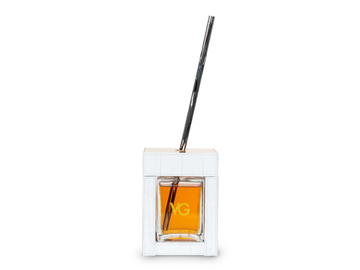 LUXURY HOME PARFUM - Air freshener dispenser in glass and wood covered in leather by VGnewtrend - view 2