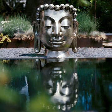 BUDDHA MASK - Bronze sculpture by VGnewtrend - view 3