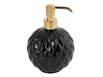 BLACK TIE - Porcelain Bathroom soap dispenser by VILLARI - view 3