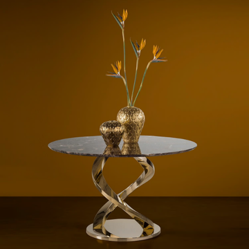 WOMAN - Dark Emperador marble table by VILLARI - view 3