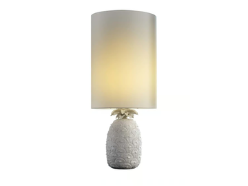 PINEAPPLE - Handmade porcelain table lamp by VILLARI - view 2