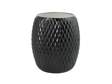 BLACK TIE - Porcelain bathroom waste bin by VILLARI - view 2