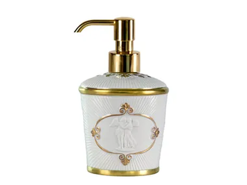 AMALFI - Porcelain Bathroom soap dispenser by VILLARI - view 2