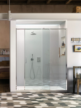 GLISS DN - Niche glass shower cabin by VISMARAVETRO - view 3