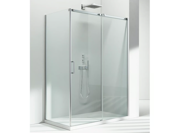 GLISS DQ+DF - Glass shower cabin with sliding door by VISMARAVETRO - view 2