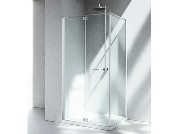 REPLAY RA+RF - Corner custom tempered glass shower cabin by VISMARAVETRO - view 2