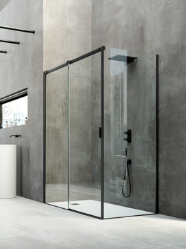 SERIE 8000 CQ+CF - Corner shower cabin with sliding door by VISMARAVETRO - view 3
