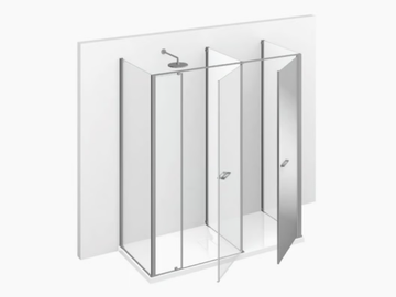 TWIN T25 - Shower cabin with storage container by VISMARAVETRO - view 2