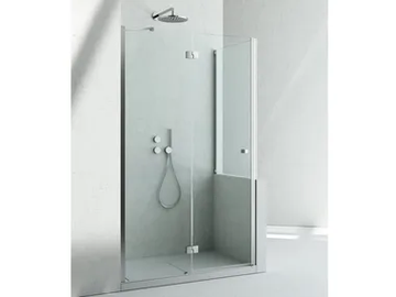 SINTESI SN+SP - Corner shower cabin with hinged door by VISMARAVETRO - view 2