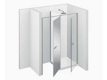 TWIN T31 - Niche shower cabin with storage container by VISMARAVETRO - view 2