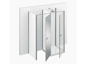 TWIN T33 - Shower cabin with storage container by VISMARAVETRO - view 2