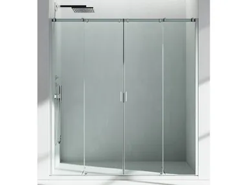 SERIE 8000 C4 - Niche crystal shower cabin with sliding door by VISMARAVETRO - view 2