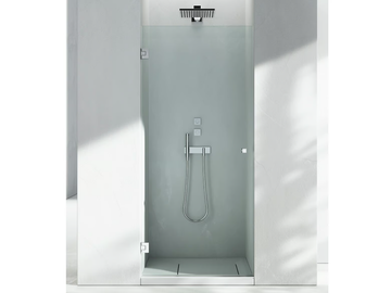 SERIE F HL - Niche crystal shower cabin with hinged door by VISMARAVETRO - view 2