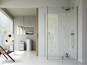 SUPERSINTESI XA+XF - Glass shower cabin with hinged door by VISMARAVETRO - view 3
