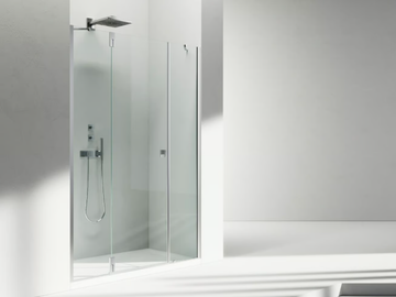 SUPERSINTESI XM - Glass shower cabin with hinged door by VISMARAVETRO - view 2