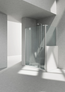 SUPERSINTESI XP+XM - Glass shower cabin with hinged door by VISMARAVETRO - view 3