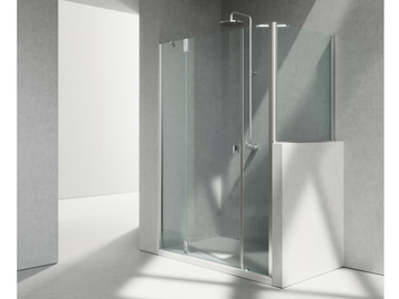 SUPERSINTESI XP+XM - Glass shower cabin with hinged door by VISMARAVETRO - view 2