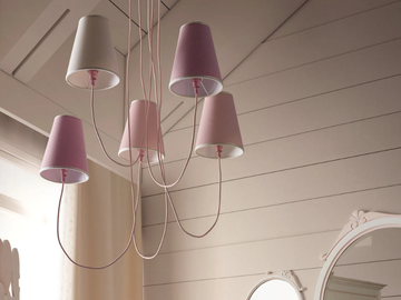 BRIGANTINO - Fabric chandelier by VOLPI - view 2
