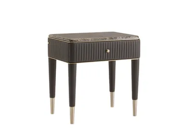 AUGUSTA - Bedside table with drawers by VOLPI - view 2