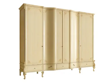 CAPRI - Wooden wardrobe by VOLPI - view 2
