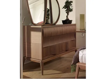CONTEMPORARY LIVING - Wooden chest of drawers by VOLPI - view 2