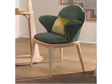 ROLLING - Fabric easy chair with armrests by VOLPI - view 2