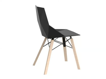 FAZ WOOD - Polypropylene garden chair by VONDOM - view 2