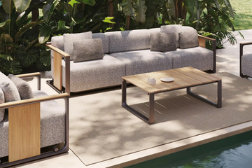 TULUM - Fabric garden sofa by VONDOM - view 3