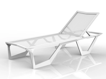 VOXEL - Recliner polypropylene sun lounger by VONDOM - view 2