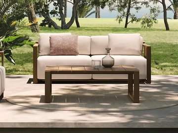 TULUM - Fabric garden sofa by VONDOM - view 2